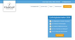 Desktop Screenshot of clubgolf.de