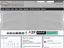 Tablet Screenshot of clubgolf.dk